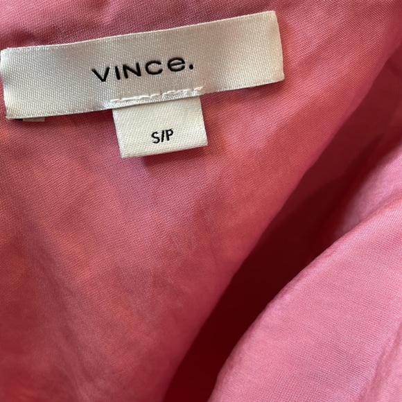 Vince Pink Midi Skirt Draped Knot Twist Front Slit Size Small Tencel NWT - Picture 8 of 9